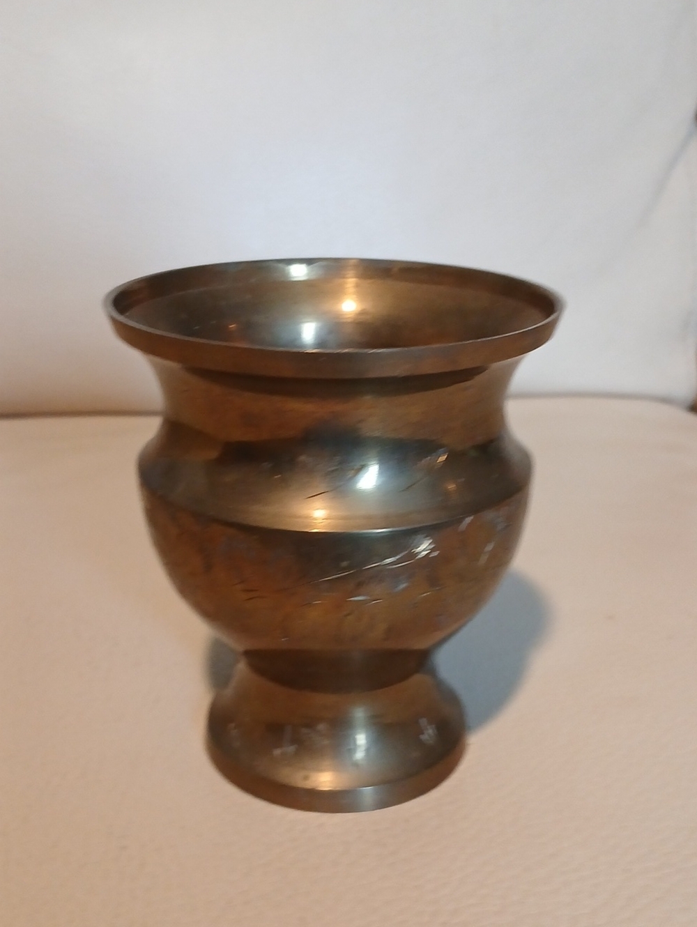 Brass Decorative Vase - Brass Finish